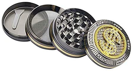 [003048-5597] Grinder Bling Bling Dollar 50mm - Champ High (Skull noir)