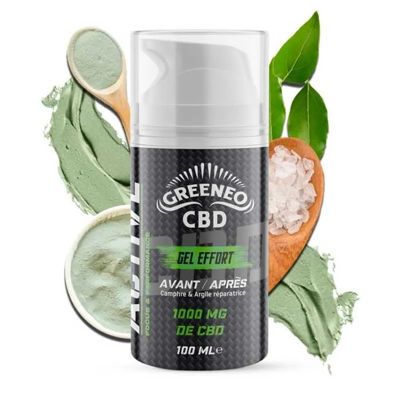 Gel Effort 1000mg CBD | 100ml - Greeneo