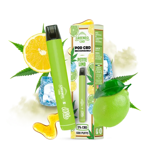 [2258-4878] Pod CBD Rechargeable Petite Limo - Greeneo