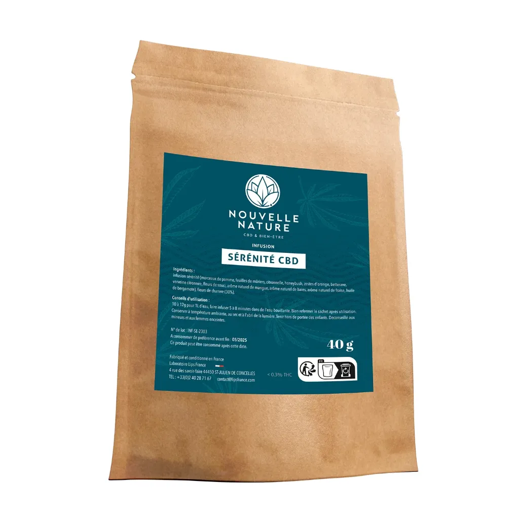 [2391-5293] Infusion CBD Serenite 40g - Nouvelle Nature