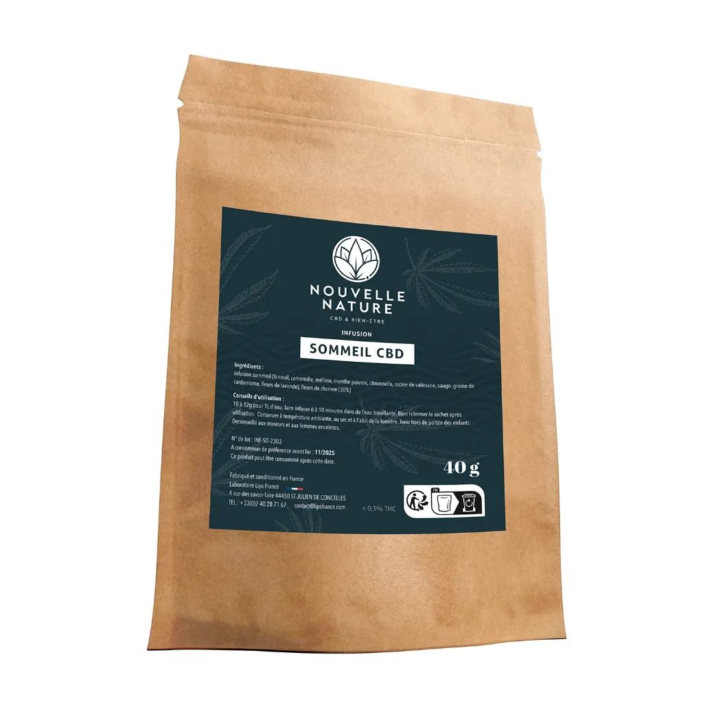 [2394-5296] Infusion CBD Sommeil 40g - Nouvelle Nature