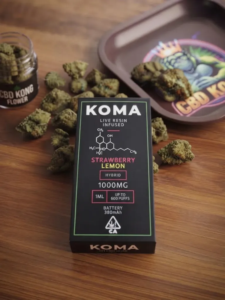 [2626-5684] Puff KOMA 1000MG (Strawberry lemon)